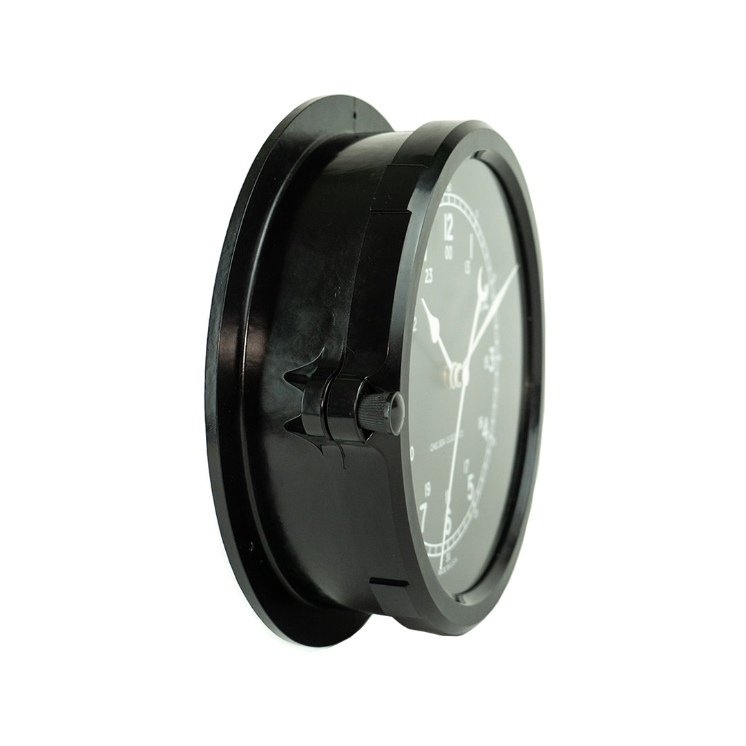 Patriot Deck Clock and Base - 8.5" Black Dial