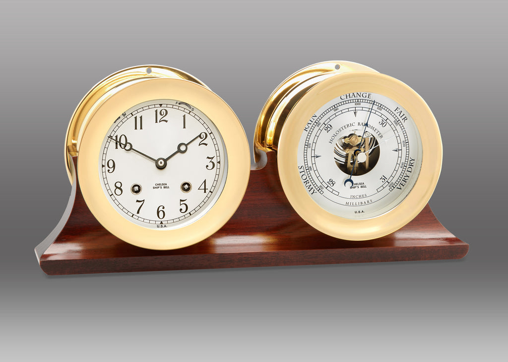 Handcrafted Nautical Barometers - Weather Barometers – Chelsea Clock