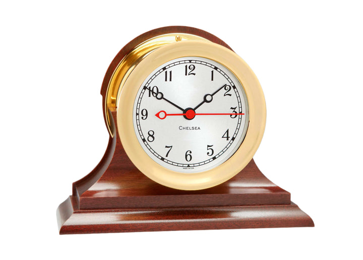 4 1/2" Shipstrike Quartz Clock on Base