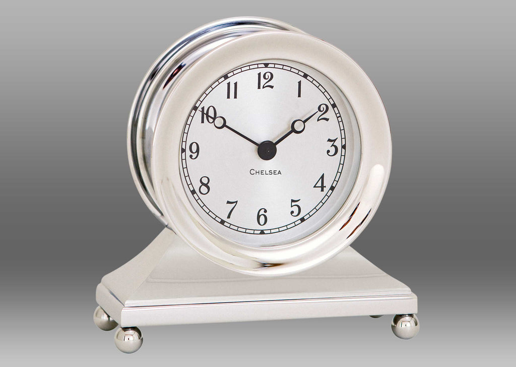 Chelsea Solid Brass Constitution Desk Clock online Working NICE!