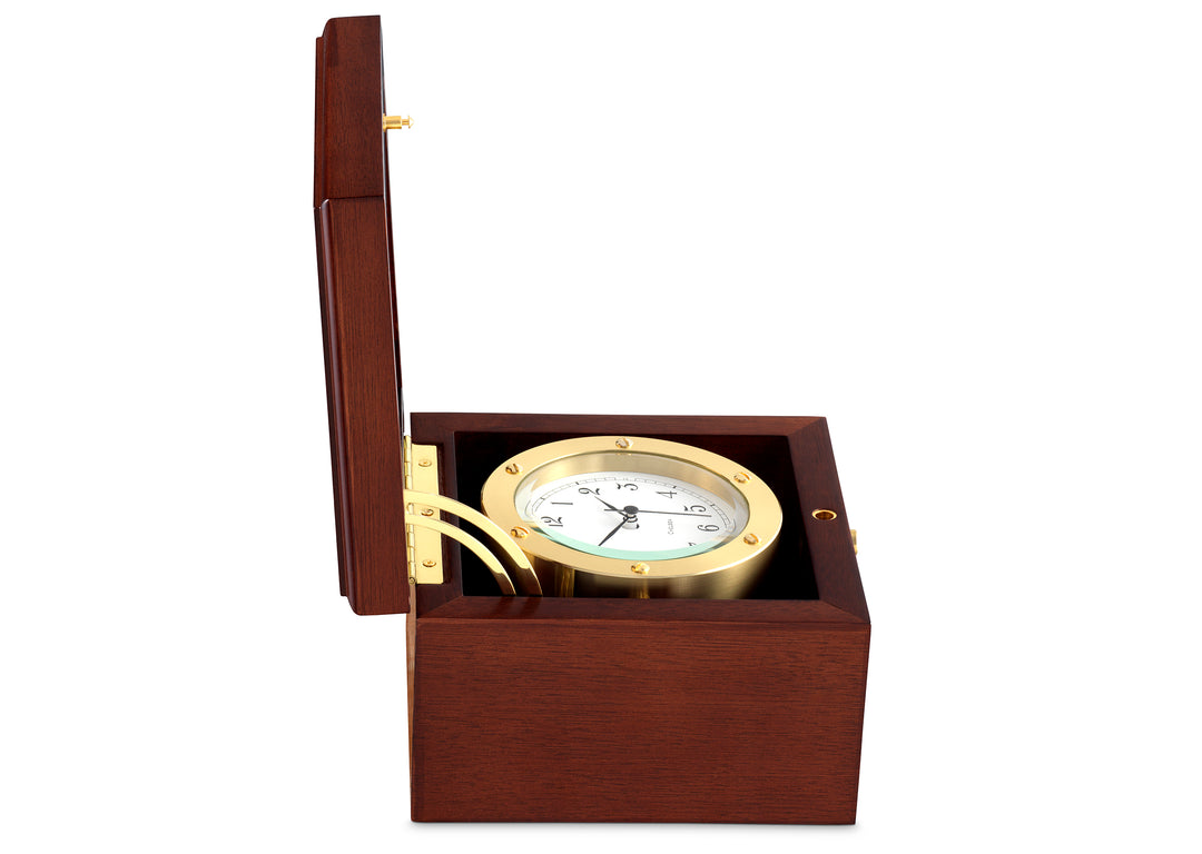 Boardroom Clock in Brass